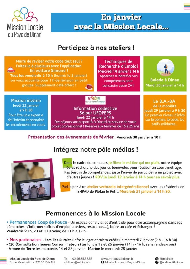 mission locale janvier 2026