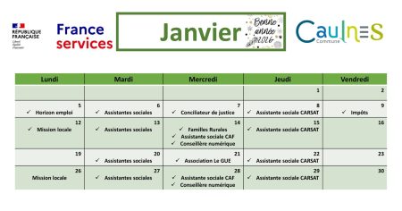 permanences France Service janvier 2026