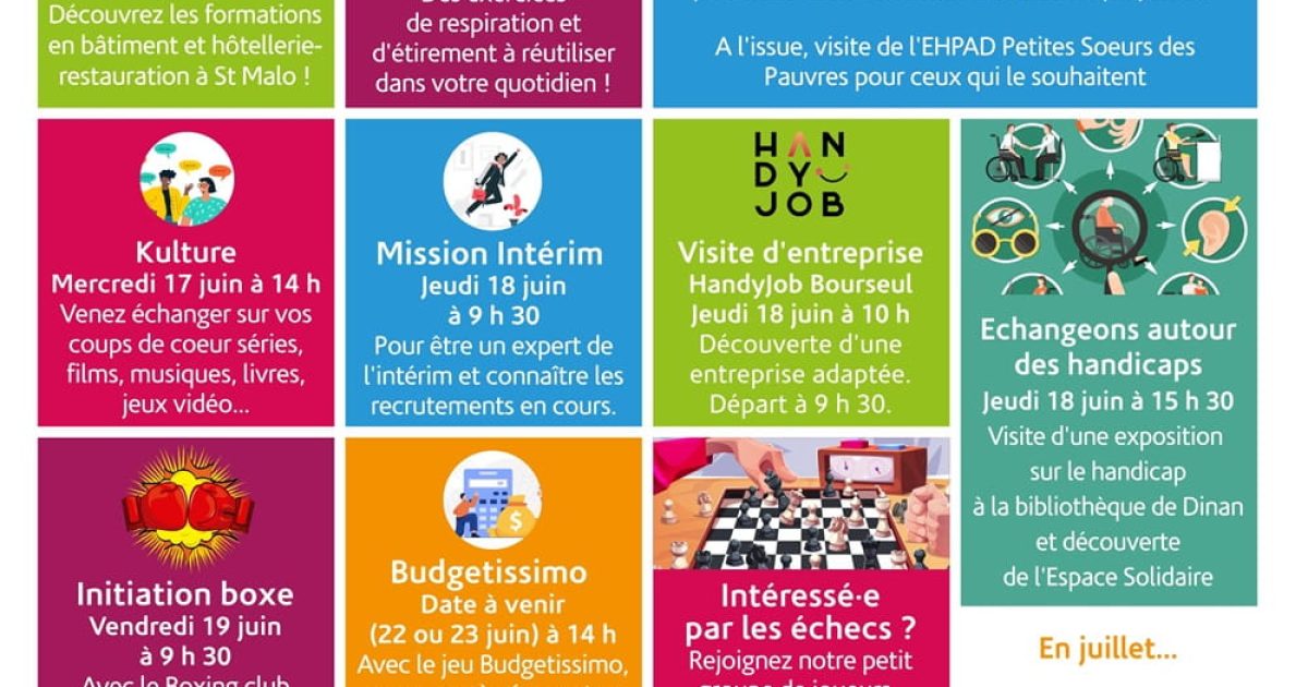 Mission locale en juin