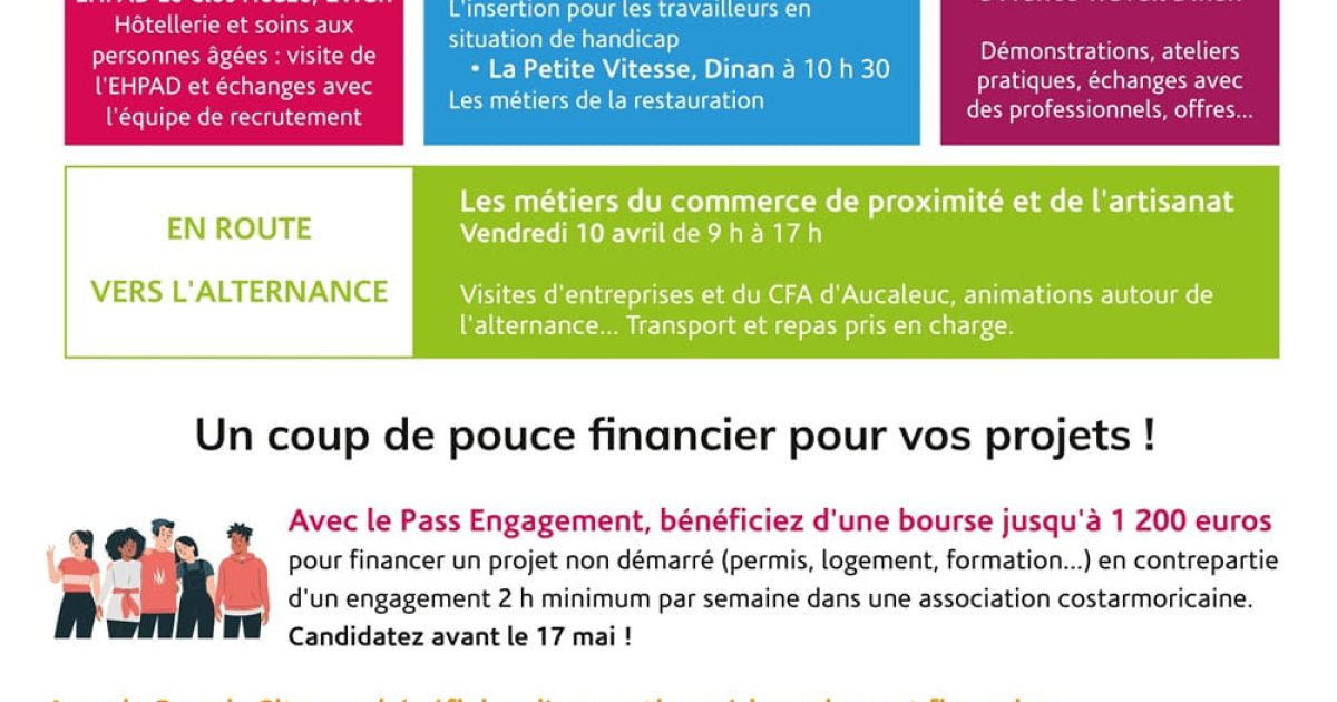 Mission locale en avril