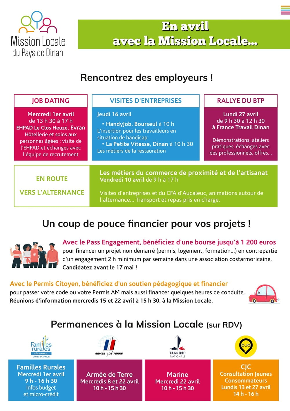 Mission locale programme verso Avril 2026