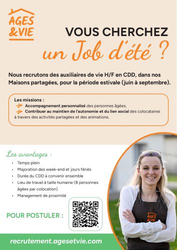 Lire la suite à propos de l’article Vous cherchez un job d&rsquo;été | AGES & VIE