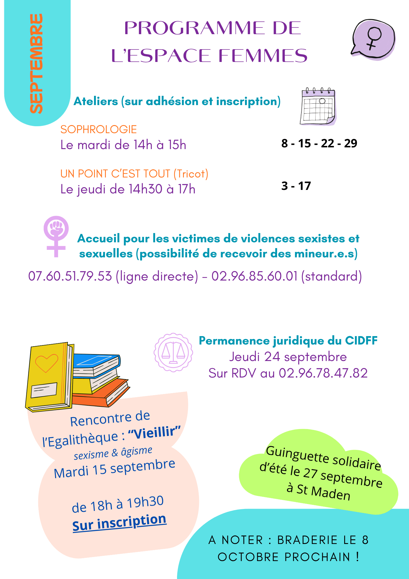 espace femmes steredenn sept 2026