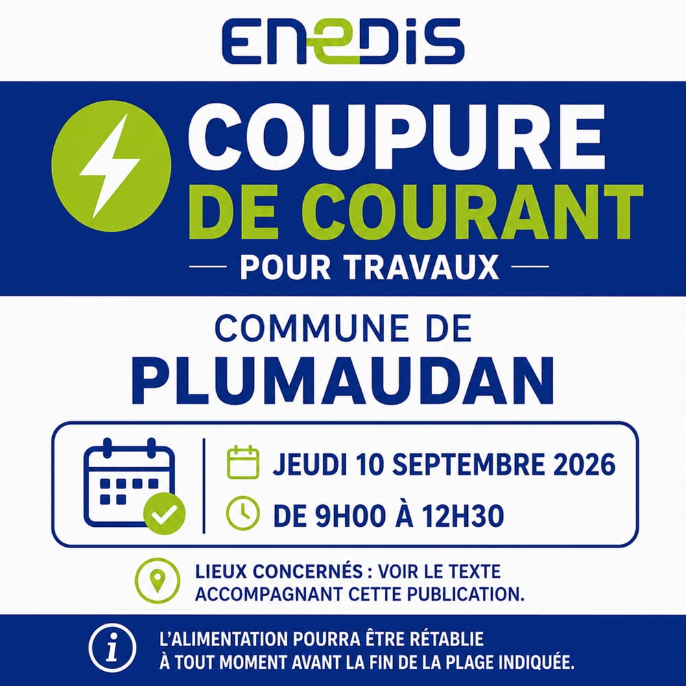 coupure d'électricité 10 septembre 2026