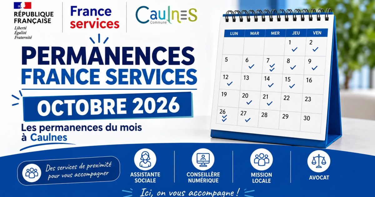 France services – Permanences Octobre 2026