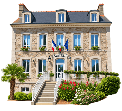 mairie Plumaudan dessin