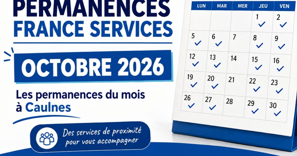 France services – Permanences Octobre 2026
