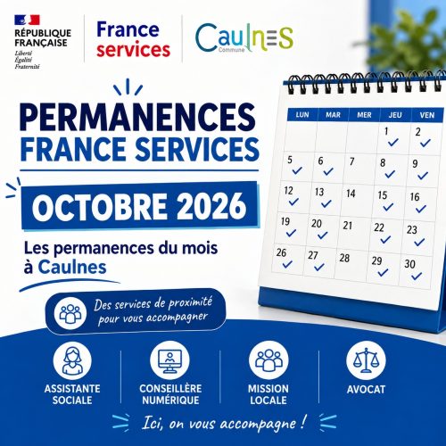 Lire la suite à propos de l’article France services – Permanences Octobre 2026